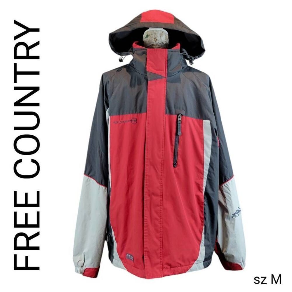 Free Country Sportswear Performance Outdoor Sports Hooded Jacket Coat